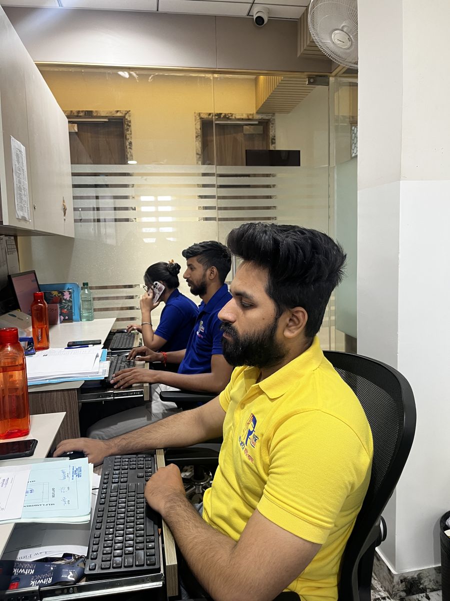 Ritwik Finance team member at work in the branch office